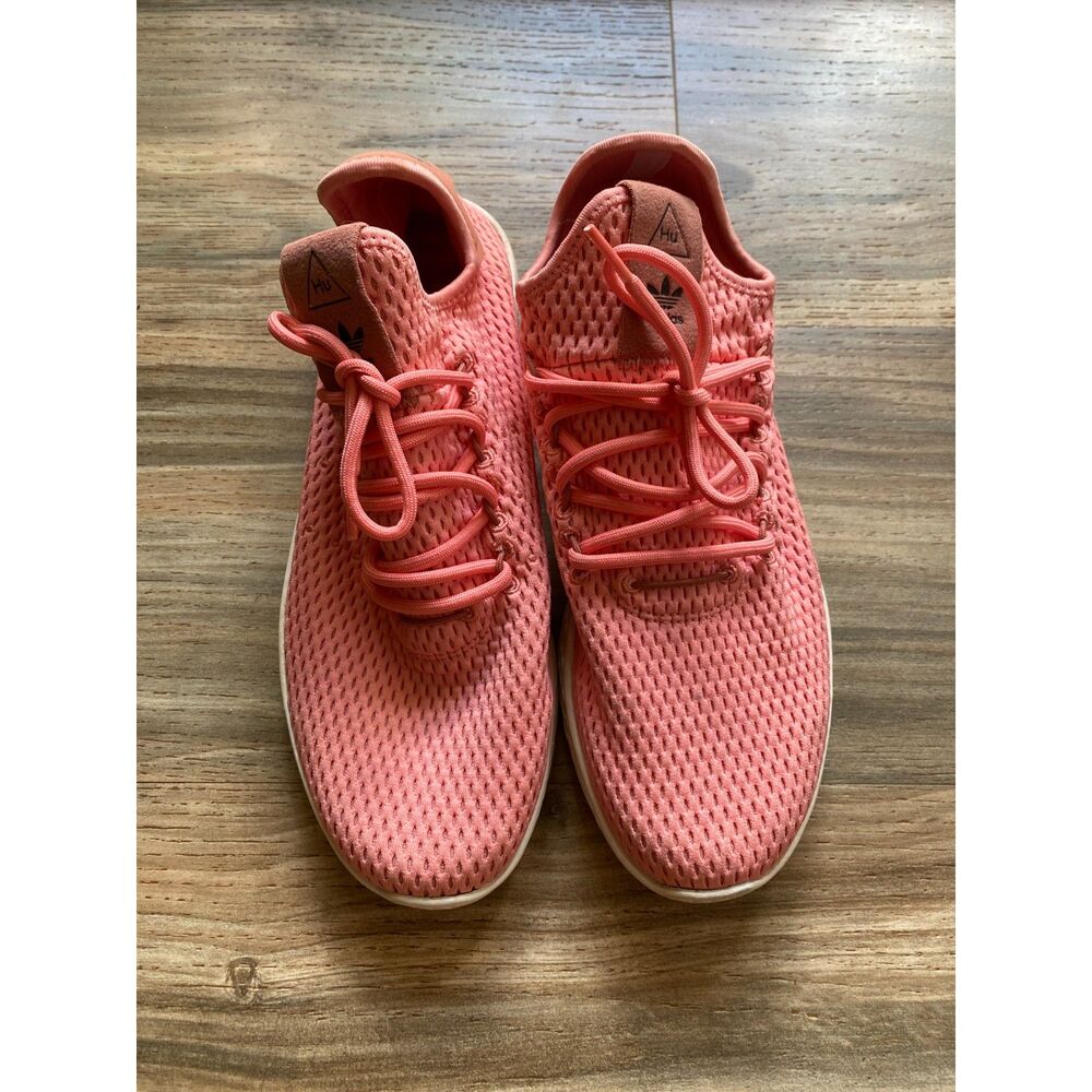 Adidas Pharrell Williams Tennis HU Mesh Sneakers Tactile Rose Size 7